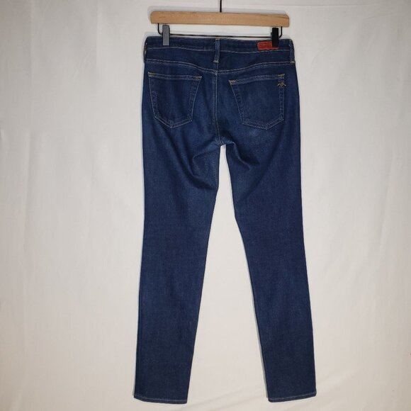 AG Adriano Goldschmied Stilt Cigarette Skinny Jeans 27 Blue Stretch Denim - Picture 5 of 7
